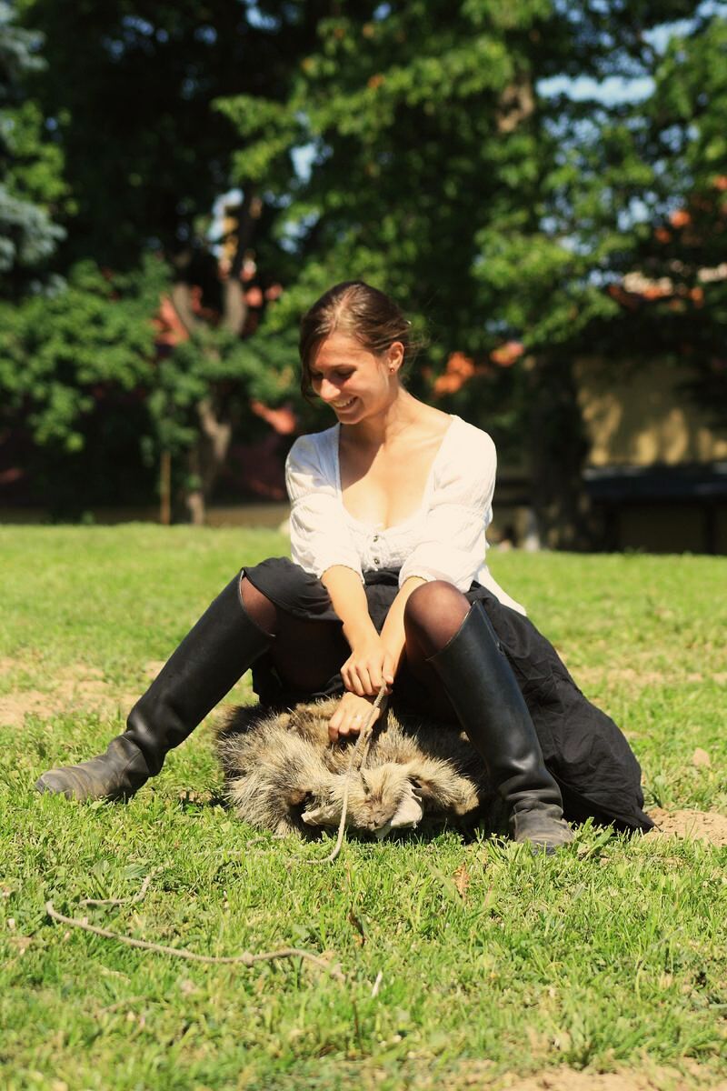 Tereza Fialová v dobovém kostýmu